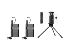 میکروفون دو نفره دیجیتال بی سیم بویا BOYA BY-WM4 PRO-K6  Wireless Omni Lavalier Microphone for USB-C Devices