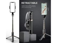 Gimbal Stabilizer Selfie Stick Tripod Q08