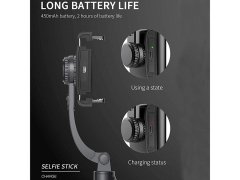 Gimbal Stabilizer Selfie Stick Tripod Q08