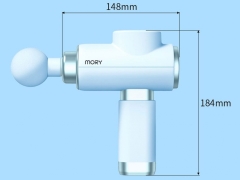 ماساژور تفنگی قابل حمل موری Mory mini massage gun percussion massage gun deep tissue vinbrating self massage