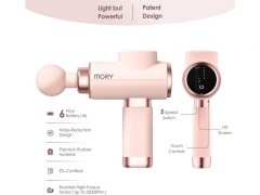 ماساژور تفنگی قابل حمل موری Mory mini massage gun percussion massage gun deep tissue vinbrating self massage