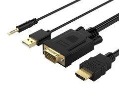 قیمت مبدل اچ دی ام آی به وی جی ای و صدا و یو اس بی اوریکو ORICO VGA/HDMI Adapter Cable (XD-VATH)