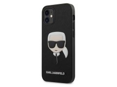 قاب چرمی آیفون 12 مینی طرح کارل CG Mobile iphone 12 mini Karl Lagerfeld Leather Case