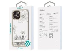 قاب شفاف گلدار آیفون 13 پرو دویا Devia iphone 13 Pro Crystal Flora Case
