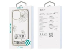 قاب شفاف گلدار آیفون 12 مینی دویا Devia iphone 12 mini Crystal Flora Case
