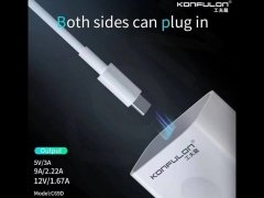 فروش شارژر دیواری سریع کانفلون konfulon Adapter Fast Charger C69Q 20W