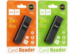 کارت خوان هوکو hoco HB20 Mindful 2-in-1 USB2.0 card reader