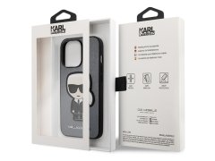 قاب چرمی آیفون 13 پرو مکس طرح کارل برجسته CG Mobile iphone 13 Pro Max Karl Lagerfeld Leather Case