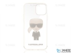 قاب محافظ شیشه ای آیفون 12 و 12 پرو طرح کارل CG Mobile iphone 12/12 Pro Karl Lagerfeld