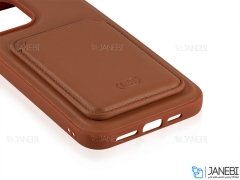 قاب چرمی و جاکارتی مگنتی آیفون 13 پرو مکس اچ دی دی HDD iphone 13 Pro Max Card Holder Magnetic Leather Case