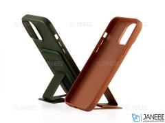 قاب چرمی و جاکارتی مگنتی آیفون 13 پرو اچ دی دی HDD iphone 13 Pro Card Holder Magnetic Leather Case