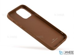 قاب چرمی آیفون 13 پرو مکس کجسا Kajsa iPhone 13 Pro Max Neo Classic Croco Pattern Leather Case