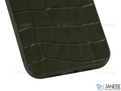 قاب چرمی آیفون 13 پرو مکس کجسا Kajsa iPhone 13 Pro Max Neo Classic Croco Pattern Leather Case