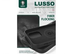 قاب محافظ سیلیکون مگنتی آیفون گرین Green Lusso MagSafe 360 Silicone Case iPhone 12 Pro Max