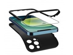 گلس و کاور محافظ آیفون 12 پرو گرین Green iphone 12 Pro Carcasa 360 Screen &amp; Case