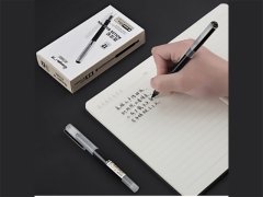 فروش خودکار 12 عددی گوانگبو Guangbo B17006D Big Capacity 0.5mm Black Ink Gel Pen