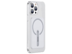 قاب محافظ آیفون 13 پرو بیسوس  Baseus ARCX000102 Magnetic Phone Case with a Bracket For iP13 Pro 6.1inch 2021 Transparent
