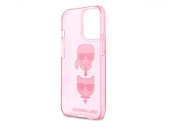 قاب اکلیلی آیفون 13 پرو مکس طرح کارل و گربه CG Mobile iphone 13 Pro Max Cat &amp; Karl Lagerfeld Crown Case