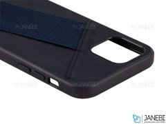 قاب چرمی آیفون 12 و 12 پرو کجسا Kajsa iPhone 12/12 Pro Preppie Elastic Hand Grip Leather Case