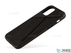 قاب چرمی آیفون 12 و 12 پرو کجسا Kajsa iPhone 12/12 Pro Preppie Elastic Hand Grip Leather Case