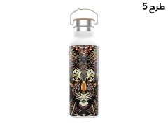 قمقمه 600 میلی لیتر گرین Green Pattetn Bottle Flask 600ml