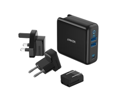 خرید شارژر دیواری سه پورت انکر Anker A2033 PowerPort 3-Port 65W Wall Charger
