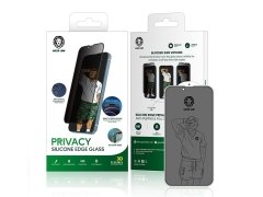 محافظ صفحه نمایش حریم شخصی آیفون 13 و 13 پرو گرین Green Lion 3D Silicone Privacy Glass Screen Protector for iPhone 13 / 13 Pro (6.1") GNI13P3HDSIPV