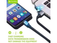 قیمت کابل شارژ سریع تایپ‌سریع باوین Bavin Usb cable Type-C 2.4A CB201