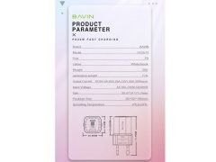 شارژر دیواری فست شارژ باوین BAVIN 20W PD Wall Travel Mobile Phone Adapter Fast Charger PC251Y
