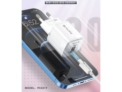 شارژر دیواری فست شارژ باوین BAVIN 20W PD Wall Travel Mobile Phone Adapter Fast Charger PC251Y