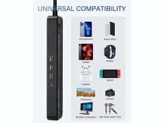 کیفیت چند راهی برق و شارژر 7 سوکت 4 پورت الدینیو LDNIO SU8440 US Power Strip 8US Outlets