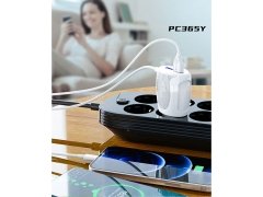 شارژر دیواری یواس‌بی با کابل میکرو یو اس بی باوین BAVIN PC365Y 2.4A Dual USB Adapter Charger