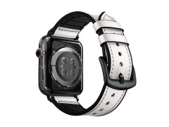 بند چرمی اپل واچ 44 و 45 میلی متر پورودو Porodo iGuard Leader + Silicone Band Apple Watch 44/45mm