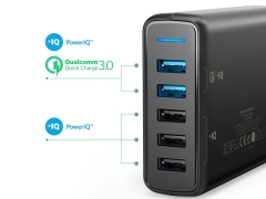 کیفیت شارژر دیواری فست شارژ 5 پورت انکر Anker Power Port Speed 5 Quick Charge A2054L11