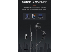 هندزفری سیمی گیمینگ حرفه‌ای تایپ‌سی مک‌دودو Mcdodo USB Type-C Gaming Earphones HP-1340