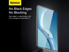 محافظ صفحه نمایش شیشه‌ای تمام صفحه هواوی میت‌پد پرو 12.6 اینچ بیسوس Baseus 0.3mm Full-glass Tempered Glass Film SGBL022602