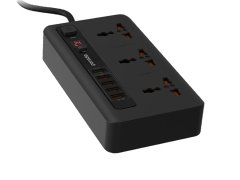 چند راهی و محافظ تایمردار پورودو Porodo Power Socket &amp; USB Hub PD-5P3SQC