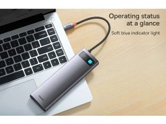 قیمت هاب 12 پورت بیسوس Baseus Metal Gleam Multifunctional Type-C 100W WKWG020213