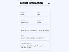 گلس یوسامز برای آیفون 13 پرو USAMS tempered glass for iPhone 13 Pro US-BH786, 0.33mm