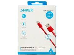 کابل تایپ سی انکر Anker A8022H91 PowerLine Select Plus USB-C to USB 2.0 Cable