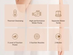 دستگاه پاک‌سازی جوش سرسیاه صورت شیائومی Xiaomi InFace Thermal Aqua Peel Facial Sauna CF-07E