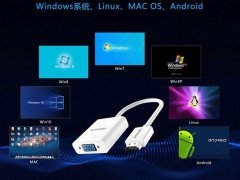 کابل تبدیل اچ‌دی‌ام‌آی به وی‌جی‌آی و آی‌یو‌ایکس لنوو Lenovo H203-B Hub HDMI to VGA + 3.5mm Audio Jack