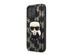 قاب چرمی آیفون 13 پرو مکس طرح کارل برجسته CG Mobile iphone 13 Pro Max Karl Lagerfeld Leather Case