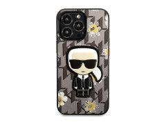قاب چرمی آیفون 13 پرو طرح کارل برجسته CG Mobile iphone 13 Pro Karl Lagerfeld Leather Case
