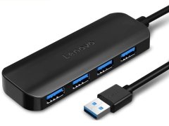 هاب 4 پورت یواس‌بی با کابل 25 سانتی‌متری لنوو Lenovo Youth Edition 4Ports USB2.0 Hub A601