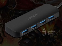 هاب 4 پورت یواس‌بی با کابل 25 سانتی‌متری لنوو Lenovo Youth Edition 4Ports USB2.0 Hub A601