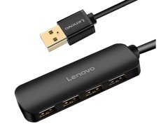 هاب 4 پورت یواس‌بی با کابل 25 سانتی‌متری لنوو Lenovo Youth Edition 4Ports USB2.0 Hub A601