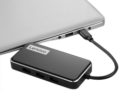 هاب تایپ‌سی با 6 پورت لنوو Lenovo EV06 Multifunctional 6 in 1 Type-C Hub