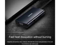 هاب تایپ‌سی با 7 پورت لنوو Lenovo LX0807G Type-C Hub Docking Station