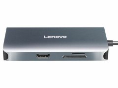 خرید هاب تایپ‌سی با 7 پورت لنوو Lenovo LX0807G Type-C Hub Docking Station